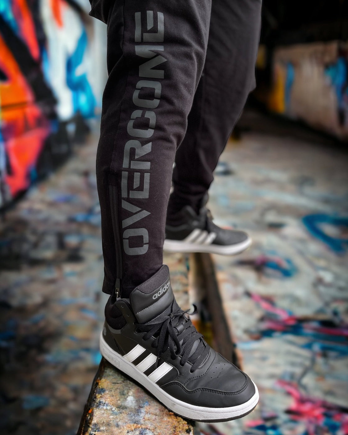 Before the Dawn Hoodie and Joggers with Overcome message, WeAreWarriorsApparel.com