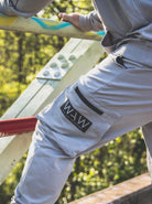 Grey Wolf Cargo Joggers with Overcome, WeAreWarriorsApparel.com