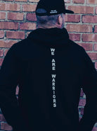 Spartan Hoodie - Large cream logo, WeAreWarriorsApparel.com