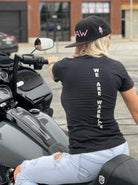 T-shirt - Small cream logo (women’s), WeAreWarriorsApparel.com