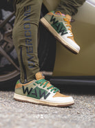 Olive Tree Cargo Joggers with Overcome message, WeAreWarriorsApparel.com