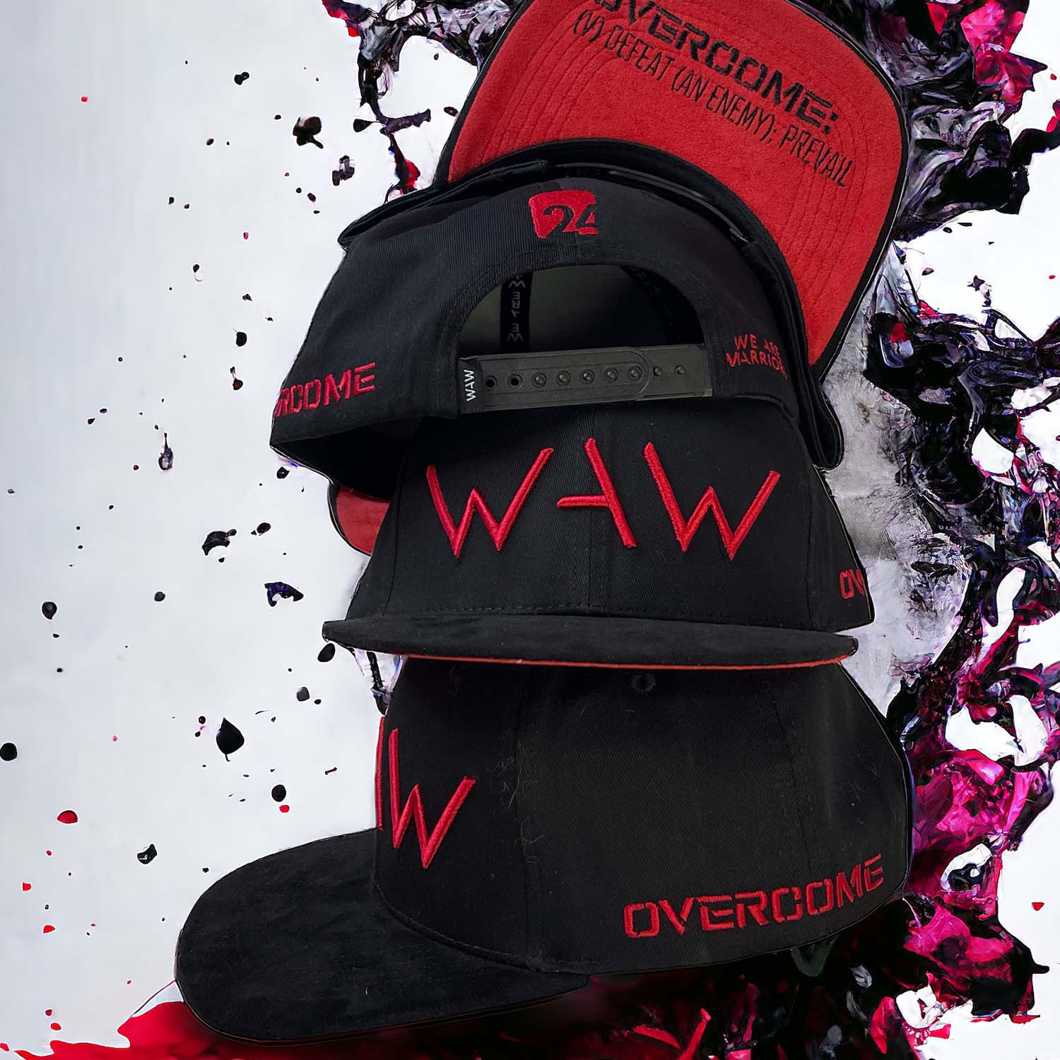 We Are Warriors Hat of the Month Club, Black Hat, wearewarriorsapparel.com