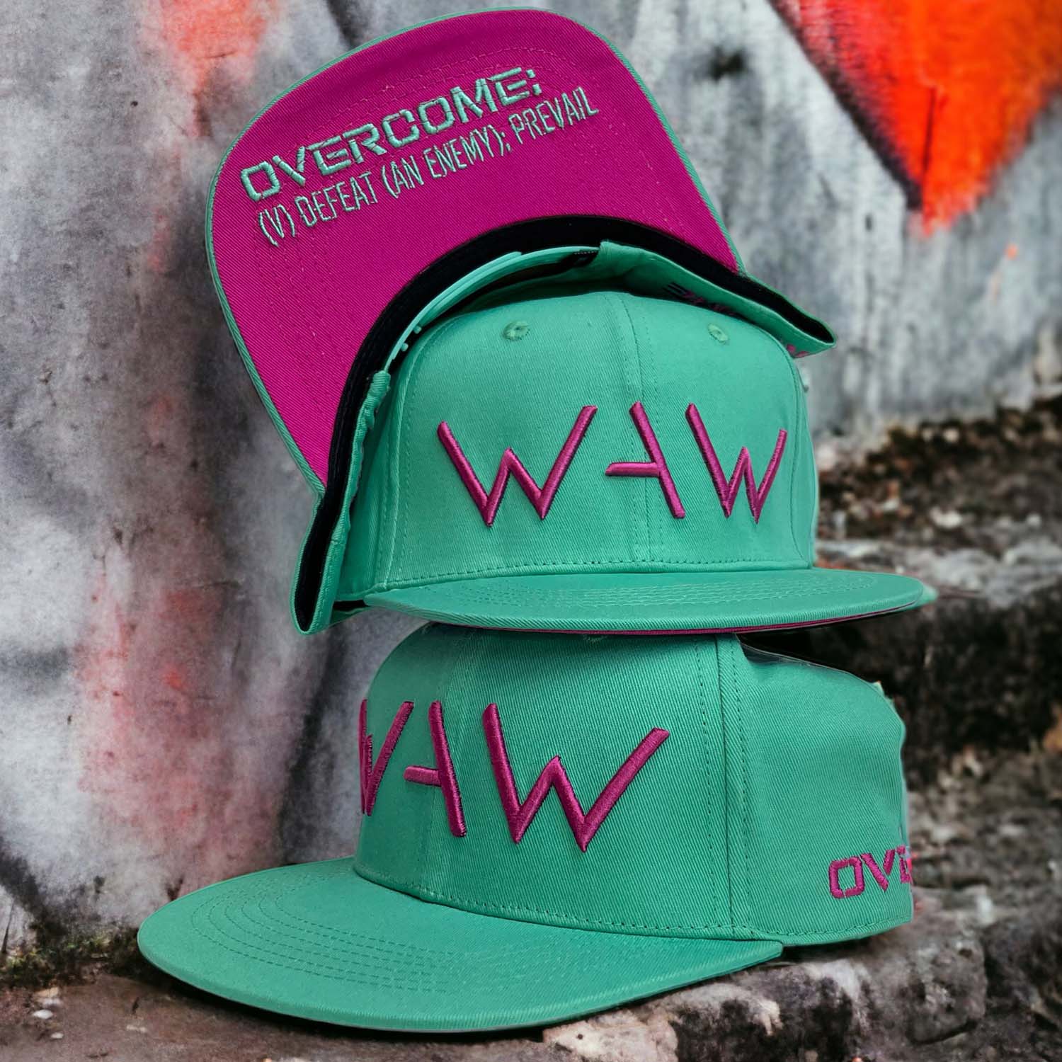 We Are Warriors Hat of the Month Club,Teal Hat,  wearewarriorsapparel.com