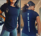 T-shirt - Small black logo (women’s), WeAreWarriorsApparel.com