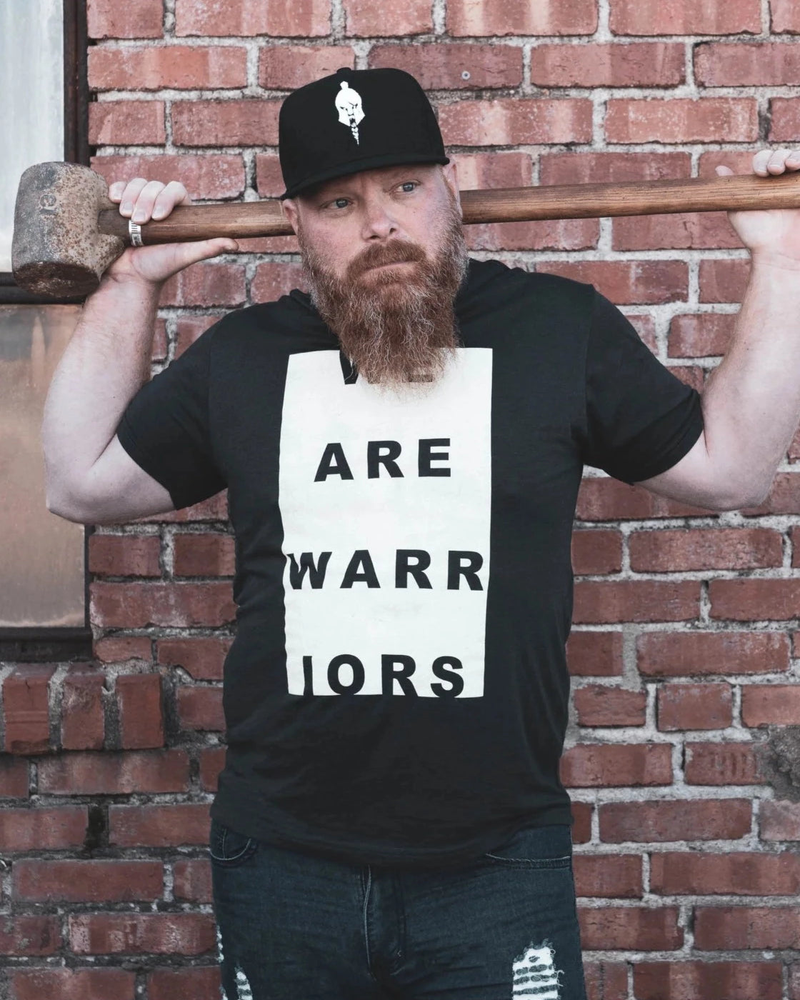 T-shirt - “We are Warriors” cream, WeAreWarriorsApparel.com