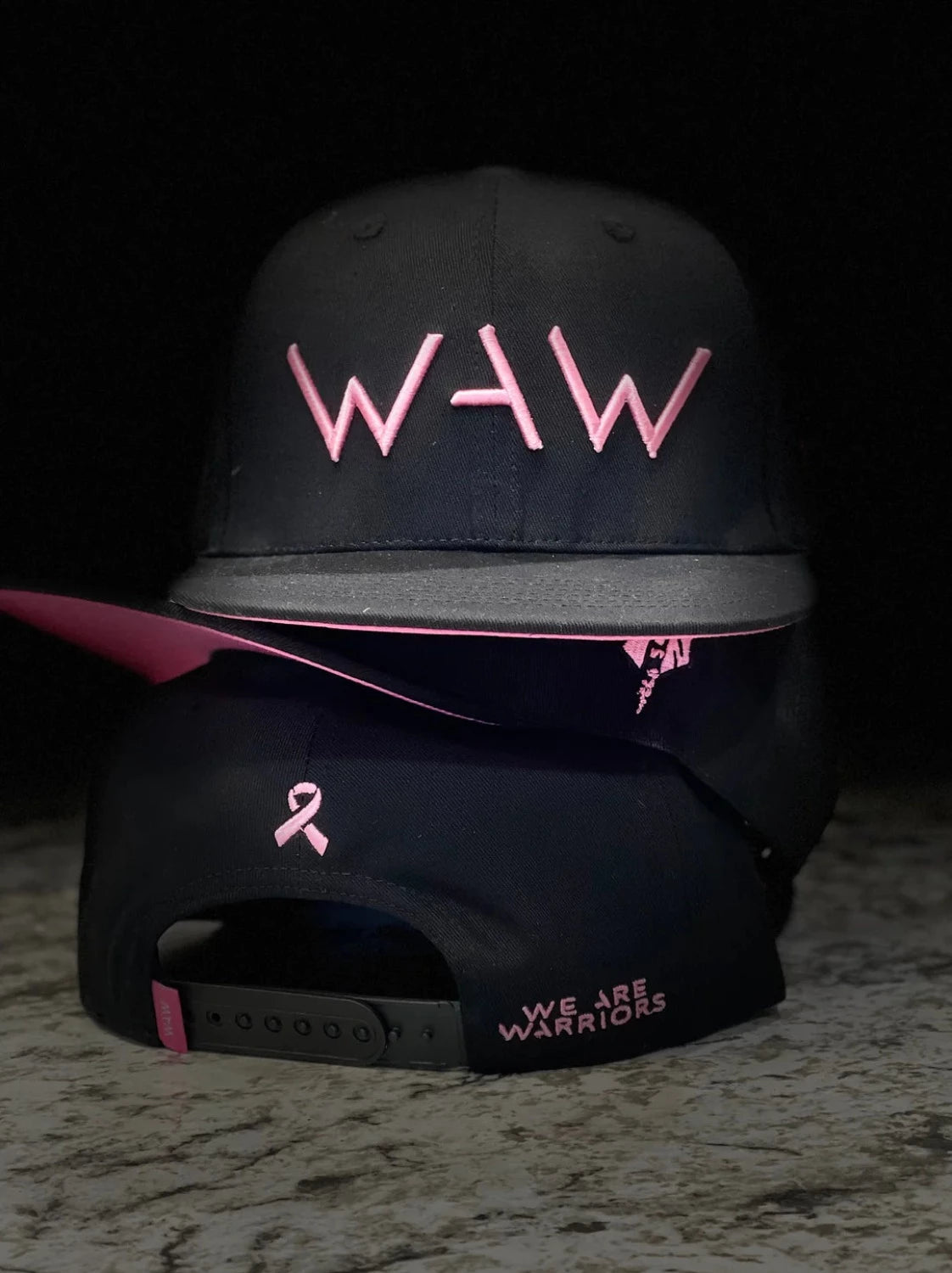 WAW SnapBack- Breast Cancer Hat