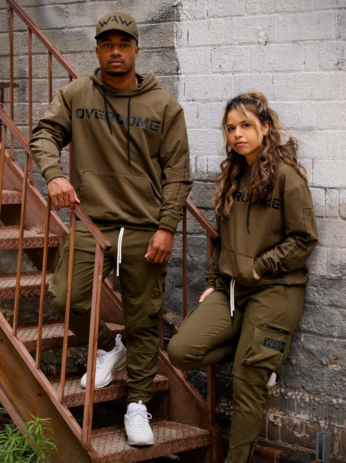 Olive Cargo Joggers