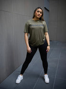 Olive Tree Tri blend T-Shirt with Overcome message, WeAreWarriorsApparel.com