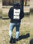 WAW Hoodie - Cream “We are Warriors”, WeAreWarriorsApparel.com